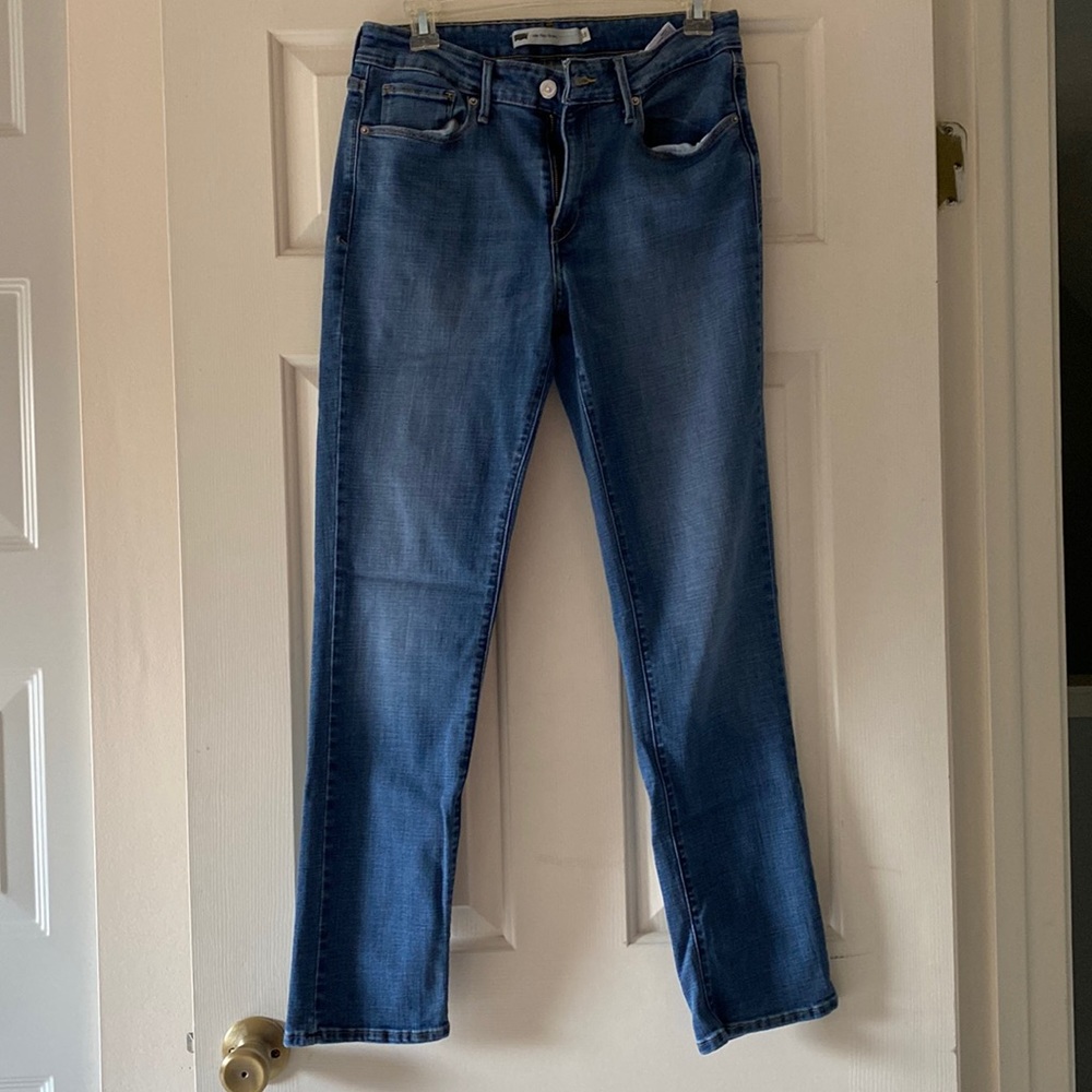 Levi jeans mid rise skinny, size 10